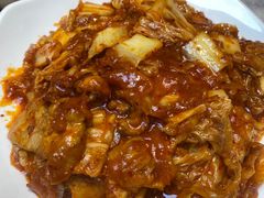 辣白菜炒五花肉-屋里家延边朝鲜族冷面(南园店)