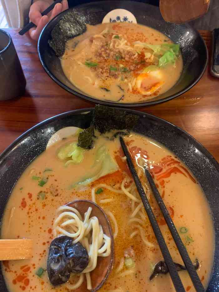 百步拉面-"喜欢这个拉面的味道「酱油拉面」芥末章鱼.