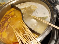 经典鸳鸯锅底-燃尖儿自助串串火锅(新业广场店)