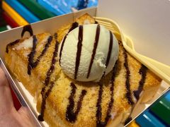 香草冰淇淋厚吐司-阿信厚吐司(曾厝垵店)