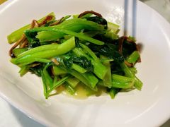 茶树菇炒菜心-北京老铺烤鸭(老城根店)