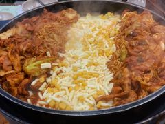 芝士鸡排火锅-高基五春川炒鸡排 韩国料理(威海总店)