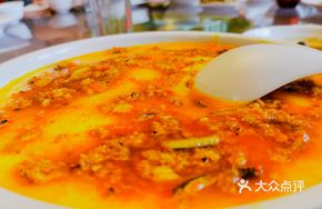 Crab Roe Steamed Egg