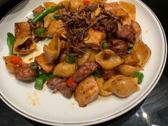 杏鲍菇炒牛柳粒-港丽餐厅(高德置地店)