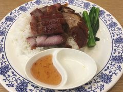 烧鹅双拼饭-棋哥烧鹅餐室(发昌大厦店)
