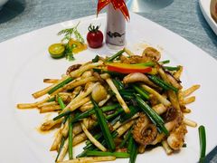 花生芽炒八爪鱼-汤记传菜(浦江店)