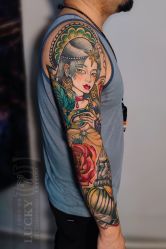 -幸运7纹身刺青Lucky7tattoo