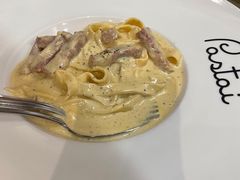 培根蛋汁白酱宽意面-BONAZZA 意大利餐厅
