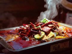 毛血旺烤鱼-探鱼·鲜青椒爽麻烤鱼(番禺万达店)