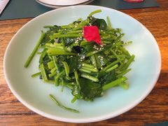芝麻孜然小菠菜-花房餐厅(西溪天堂店)