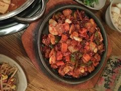 辣炒鸡胗-包装马车·韩国料理·포장마차