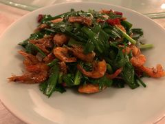 韭菜炒小河虾-烧肉馆(古北水镇景区店)