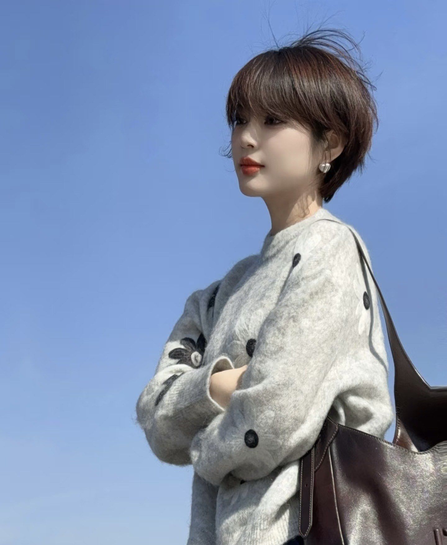 看韩女短发潮流