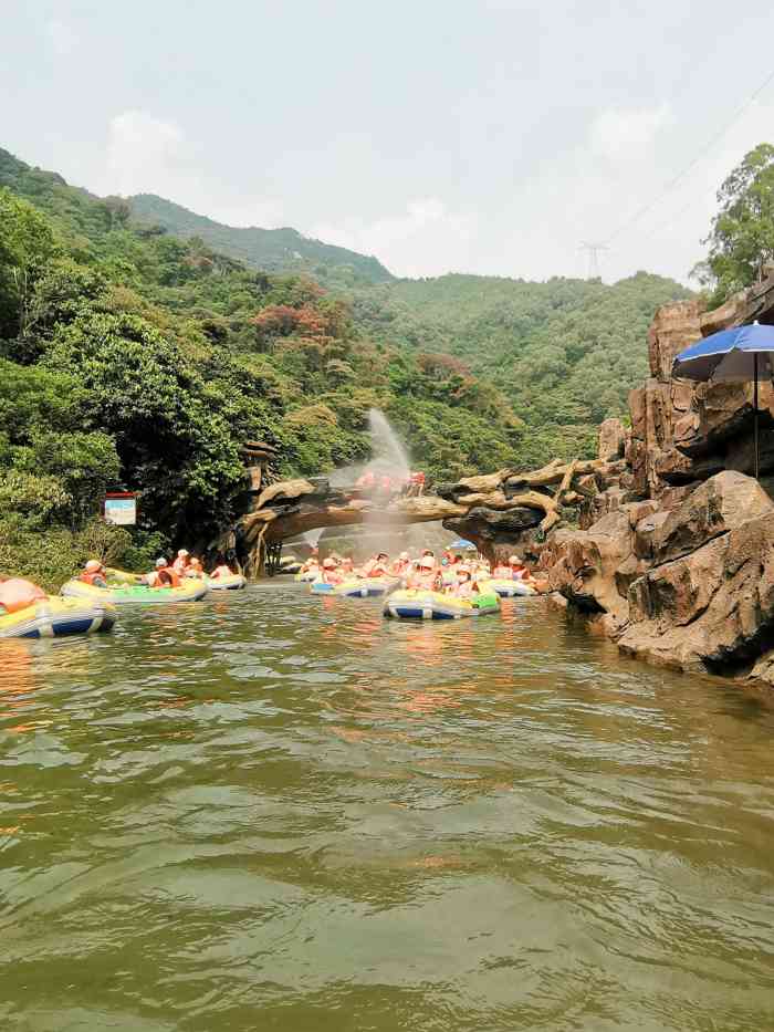玄真古洞生态旅游度假区-"第一次去玩漂流,比想象中好玩多了,也没有.