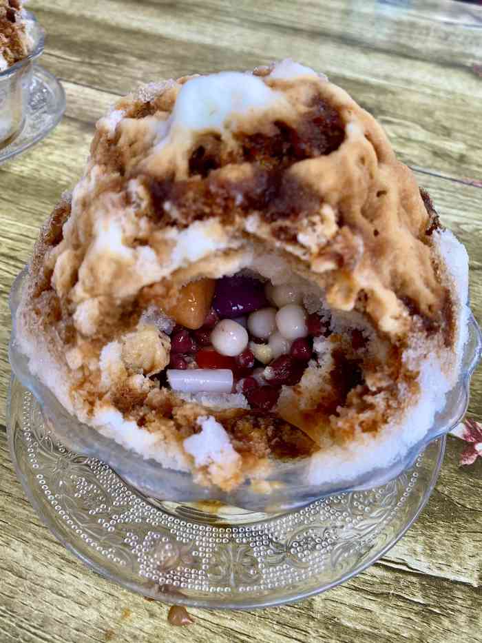 古小妹黑糖刨冰-"这家店也是真的因为黑糖刨冰出了名了 第.