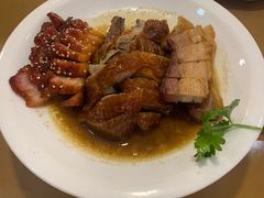 烧肉拼烧鸭-永記粤菜·五指毛桃花雕鸡煲(九亭店)