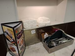 餐具摆设-翠华餐厅(香港国际机场店)