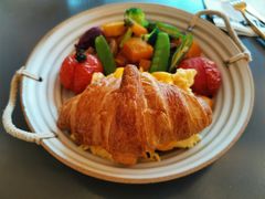 火腿滑蛋可颂全餐-玲婧胡同·生日蛋糕·餐厅(嘉里城店)