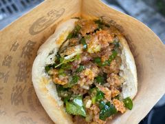 牛肉锅盔-周记古镇名小吃