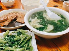 菊叶蛋汤-山里人家土菜馆(茅山店)