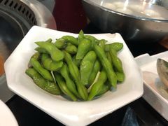 盐水毛豆-三里屯土灶炖公鸡地锅鸡(江东店)