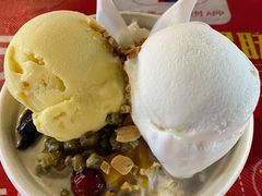 双色冰淇淋球清补凉-海大南门夜市(海富街店)