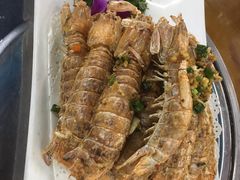 椒盐游水濑尿虾-蚝得喜海鲜(东城店)