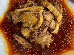 凉拌鸡-明升萝卜汤