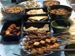 -老红桥炸灌肠牛肚锅烧烤(定福庄店)
