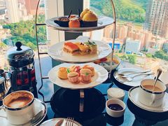 悠然夏日双人下午茶-君悦酒店·大堂酒吧·高空下午茶·暮色微醺