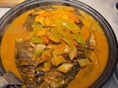 鸡汁杏鲍鱼菇烤鱼-萌渔·金牌蒜香烤鱼(临安万华广场店)