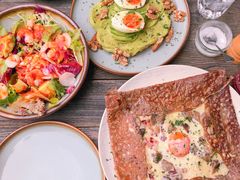 鸡蛋蘑菇熏肉荞麦可丽饼-RAC BAR(安福路店)