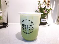 抹茶牛奶-夏叶茶(大光明店)