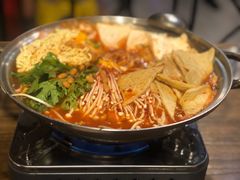 部队火锅-富乐满韩国正宗炸鸡韩国料理(虹泉路店)