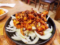 铁板鱿鱼须-喇喇排骨火锅·传统韩式脊骨汤(望京西园总店)