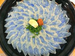 河豚鱼刺身-天正河鲀·河豚亭(大连店)