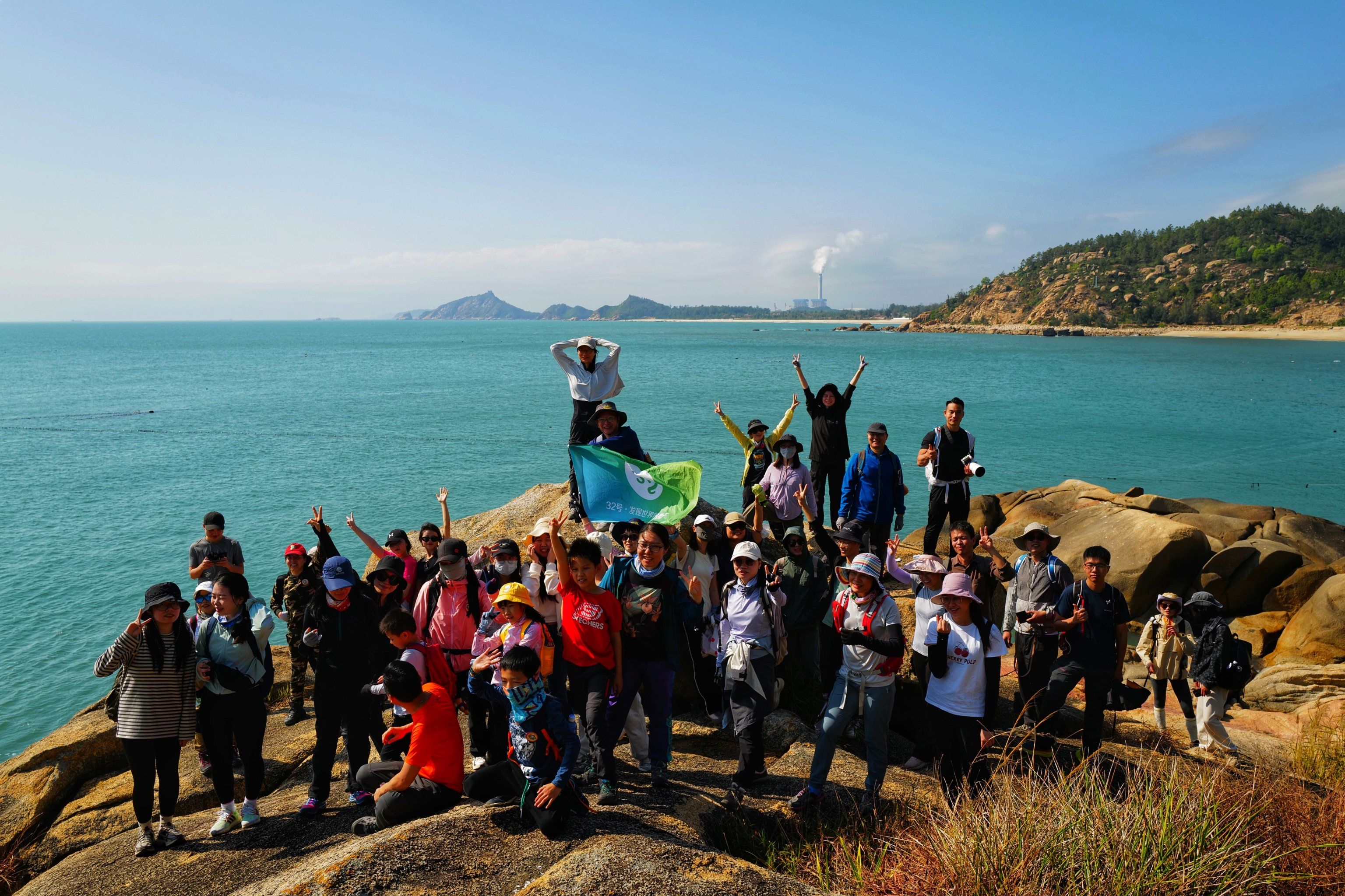 徒步惠东平海狮子岛海滩