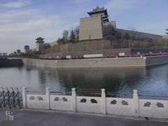 -城墙带状公园-大同古城墙广场停车场