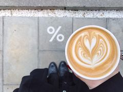 热的咖啡拿铁-% Arabica(京都东山店)