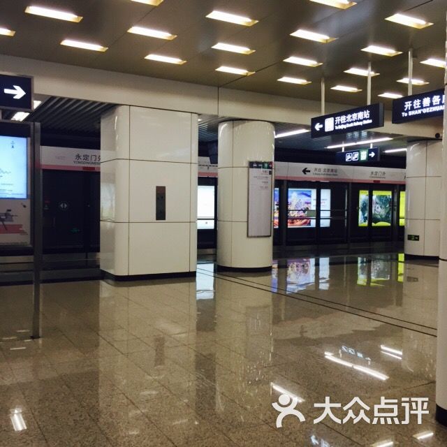 北京永定门站图片