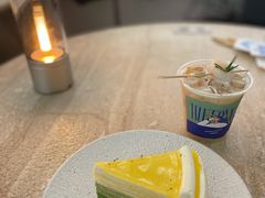 柚子抹茶千层-玲婧胡同·生日蛋糕·餐厅(嘉里城店)