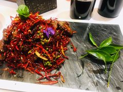 烹汁牛肉粒-北平盛世·新京菜·北京烤鸭(劲松·双井店)