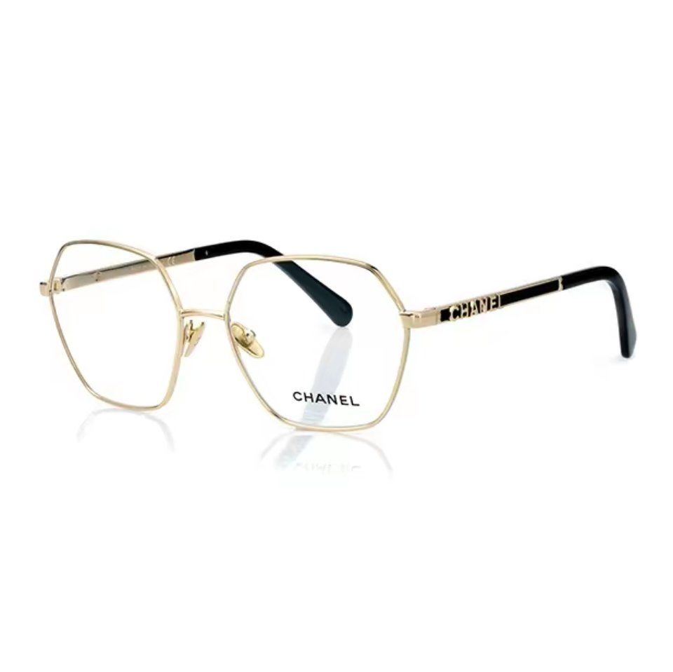 97chanel 香奈儿多边形金属镜框