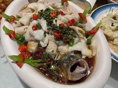 韭椒鲈鱼-大眼锅贴水饺(河东店)