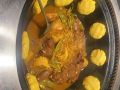 锅贴大饼子-蘸小院铁锅炖·蘸酱菜·东北菜(怀远门店)