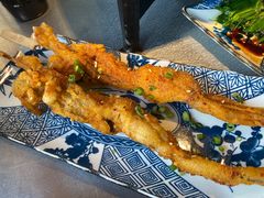 烤牛蛙-探鱼·鲜青椒爽麻烤鱼(东城万达广场店)