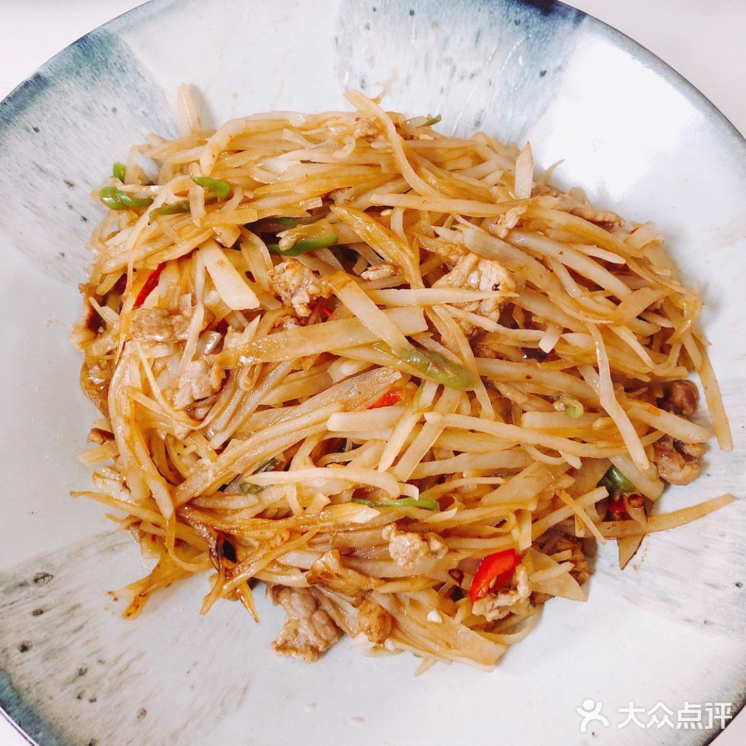 夏日必做下饭菜之脆嫩土豆丝炒肉片