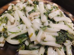 荠菜肉丝炒年糕-皆是厚切炸猪排·罗宋汤(大宁音乐广场店)