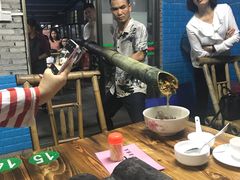 辣木叶草花竹丝鸡竹筒汤-竹泉农庄·竹筒饭(从化店)