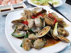 姜葱炒花甲-皓景海鲜·地标美食(双月湾店)